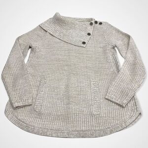 Style & Co Envelope Neck Size XS Knit Sweater with Kangaroo Pocket